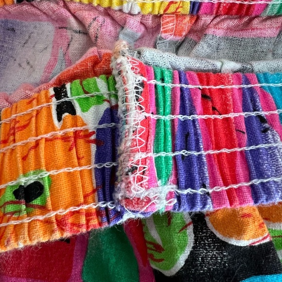 Vintage Andover Togs Multicolour Vibrant AOP Pants Casual Size 12 Youth - Picture 2 of 6